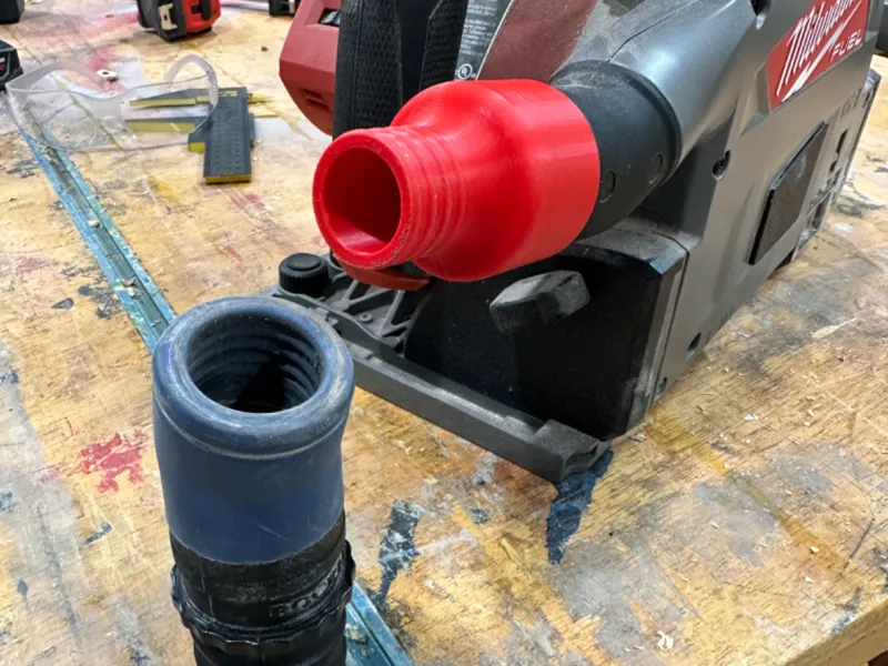 Milwaukee Track Saw to Rockler FlexiPort Adapter