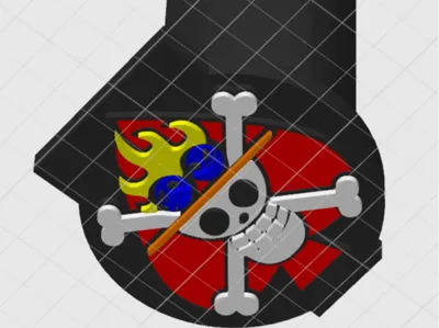 Pringles Tray ONE PIECE Version (Jolly Roger)