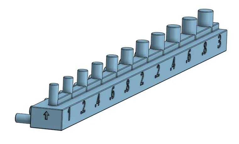 test clearence horizontal vertical pin hole slot 