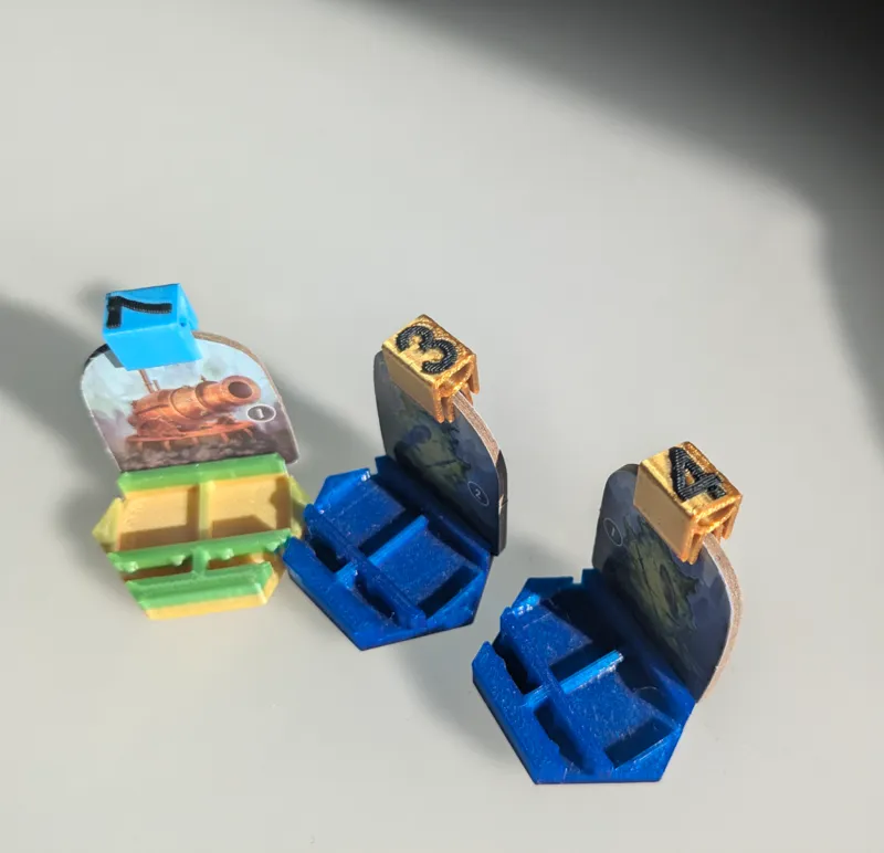 Boardgame Standee Number Clip