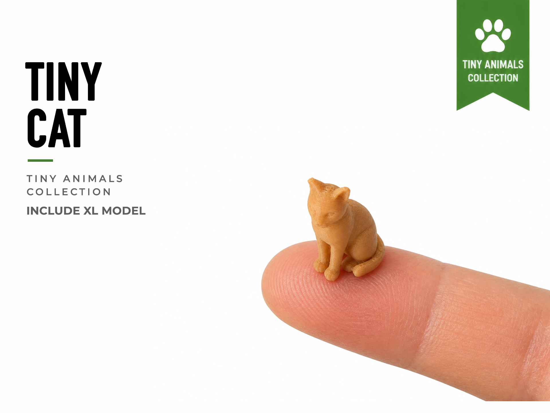 Tiny Cute Cat - Mini Animals Series