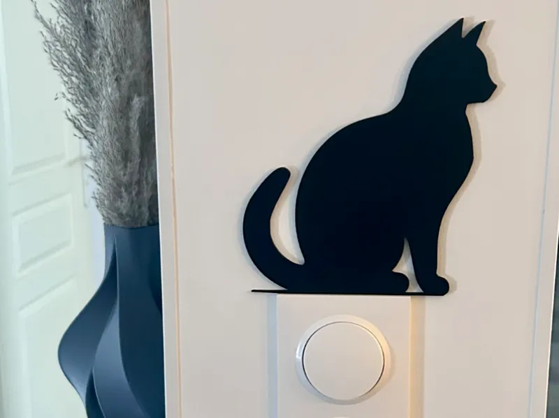 Décoration mural silhouette chat