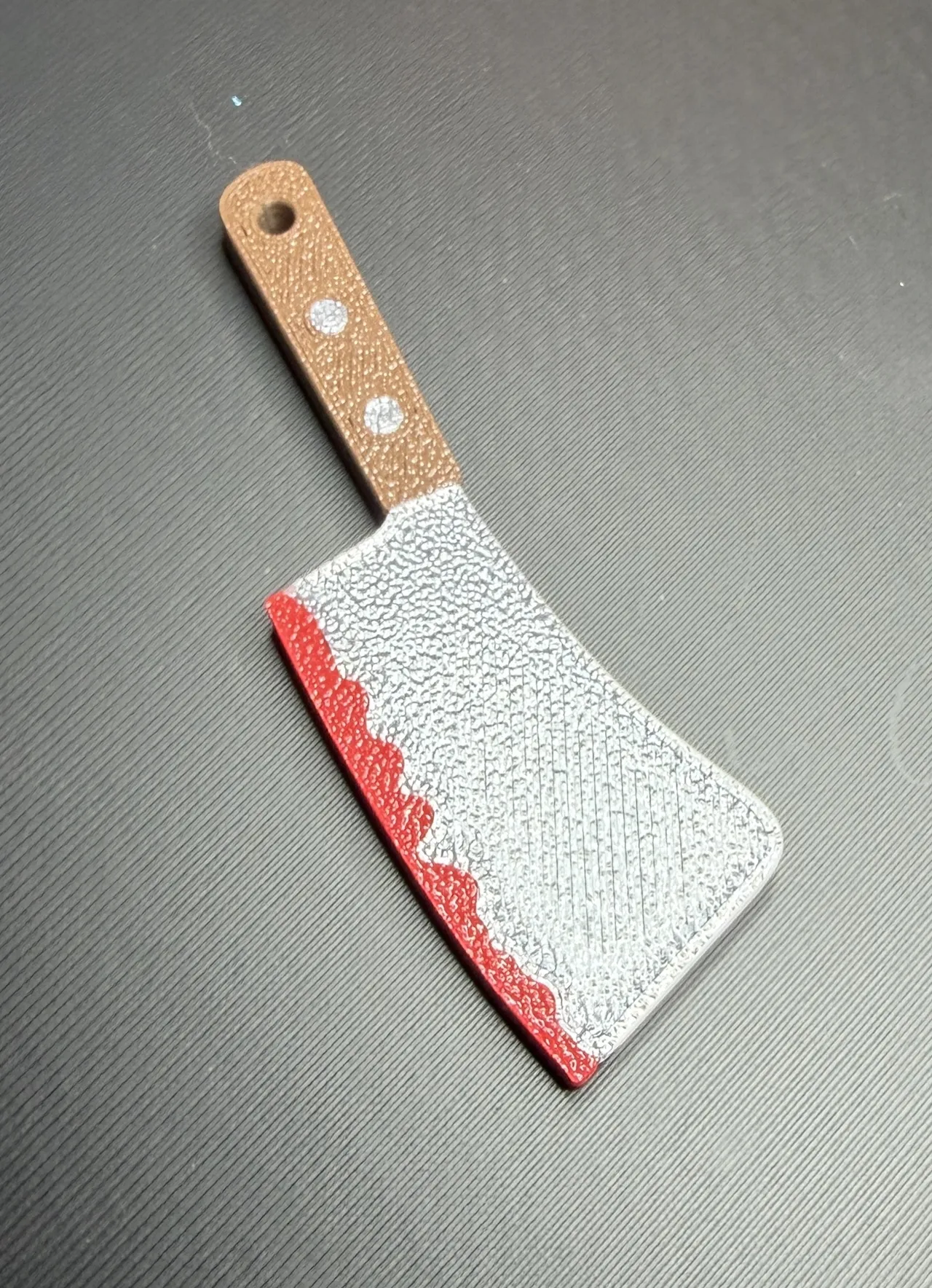 Bloody Meat Cleaver Keychain Can Opener view 3