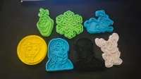 Set de 7 emporte-pièces et tampons La Reine des Neiges — photo 2