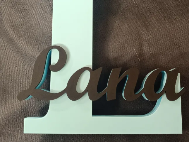 Lana decoration name big size .