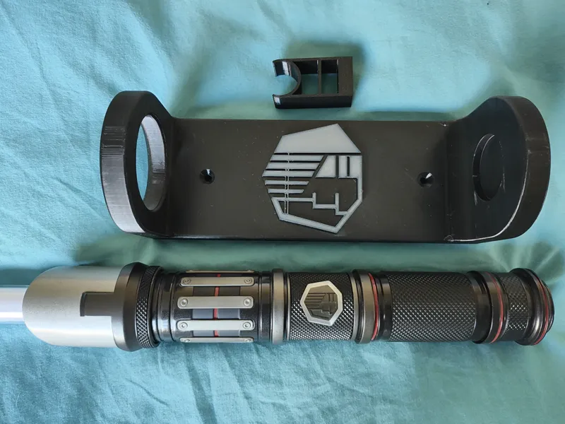 Lightsaber wall mount (vertical)