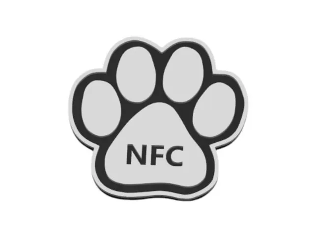 NFC PAW pet tag 