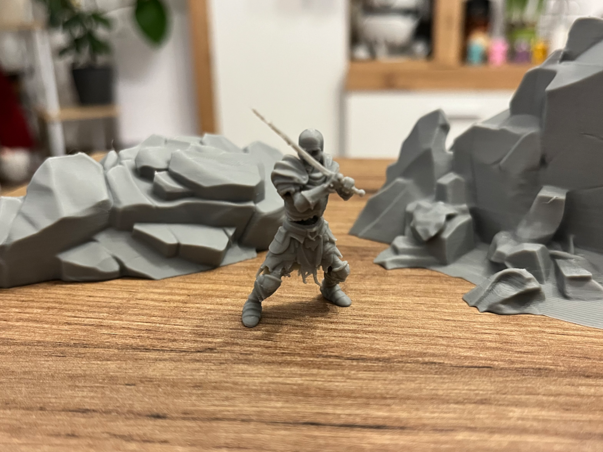 DnD Ready - Skeleton Warrior - 2H Sword & Shield