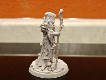 Escenografía en miniatura: Circle of Spores Druid - Fungal Shaman (32mm Base) — vista de referencia 4