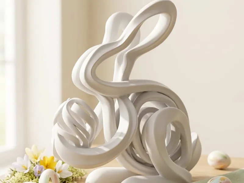 Abstract Easter Bunny