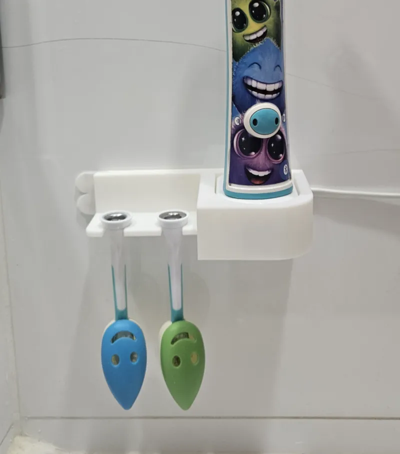 Sonicare kids toothbrush brush and charger holder