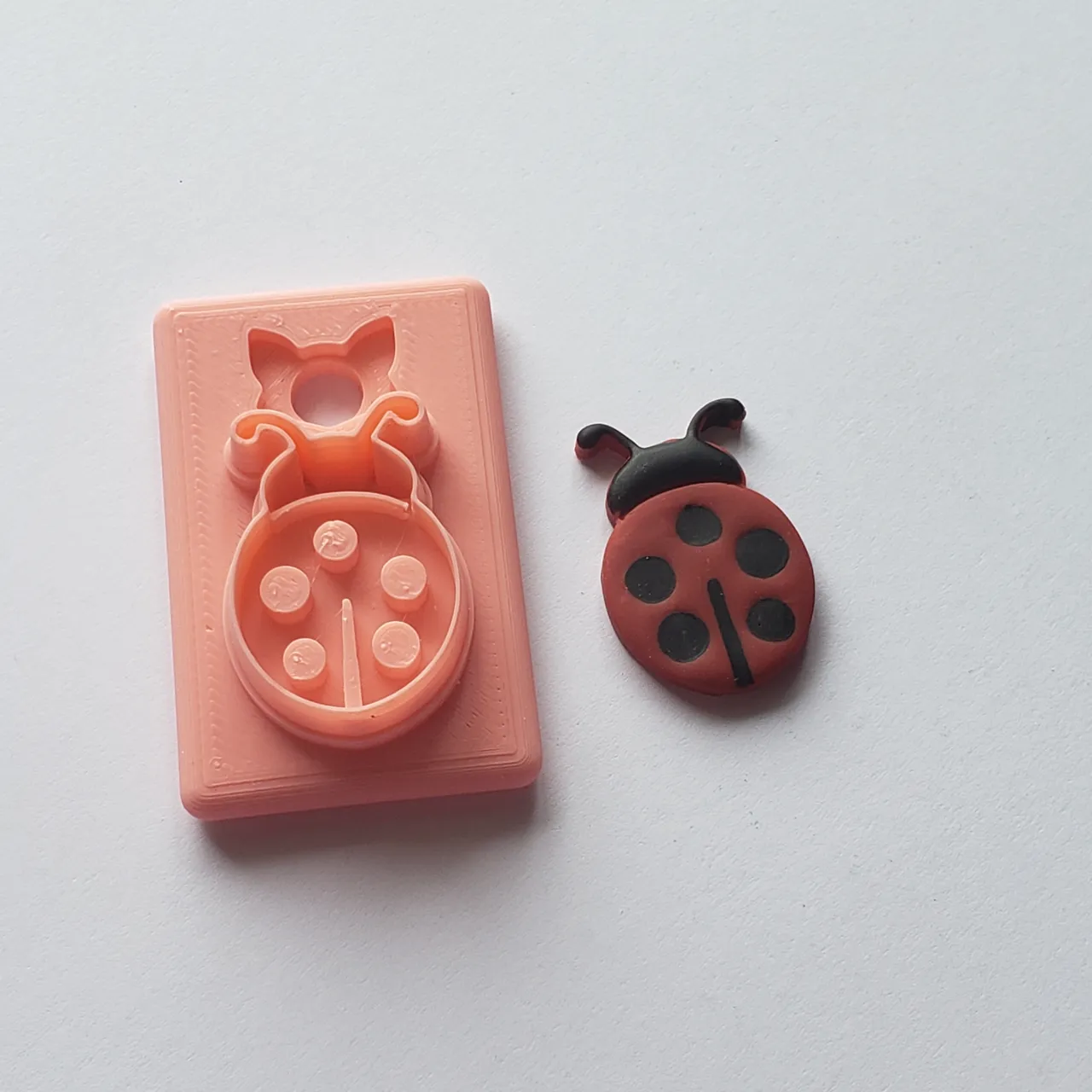 Lady Bug Lady Bird Polymer Clay Earring Cutter view 3