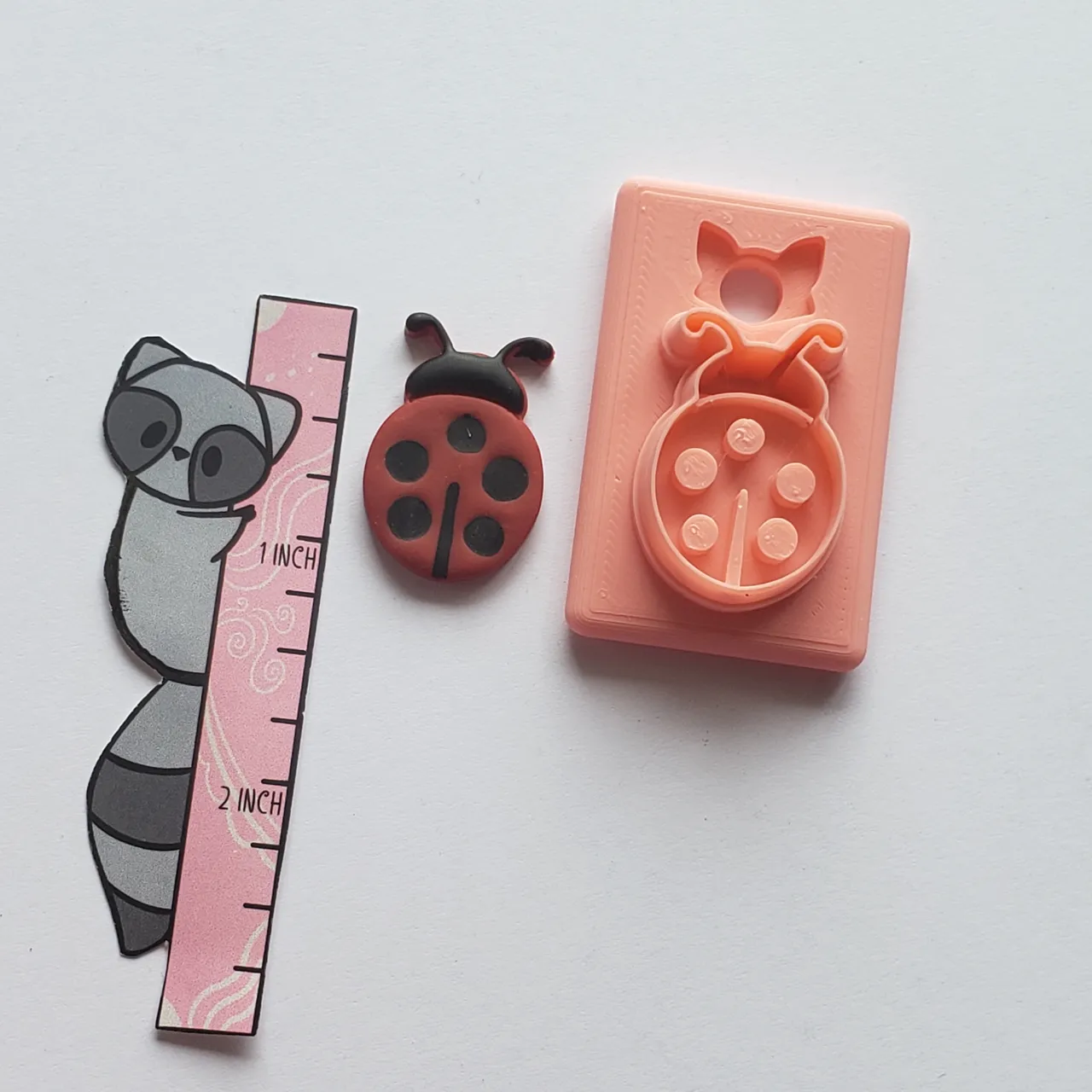 Lady Bug Lady Bird Polymer Clay Earring Cutter view 4