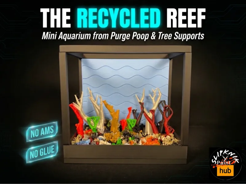 Recycled Reef: Purge Poop & Tree Support Aquarium