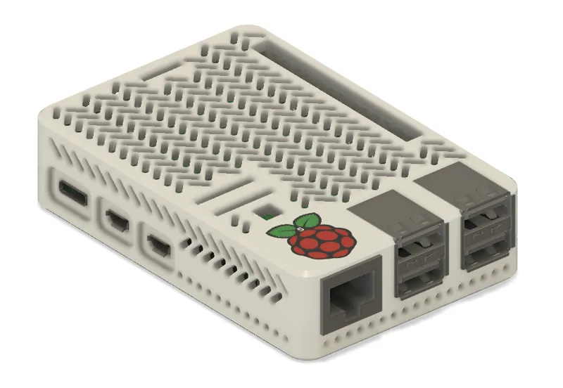 Raspberry Pi 5 Snap Fit Vented Case