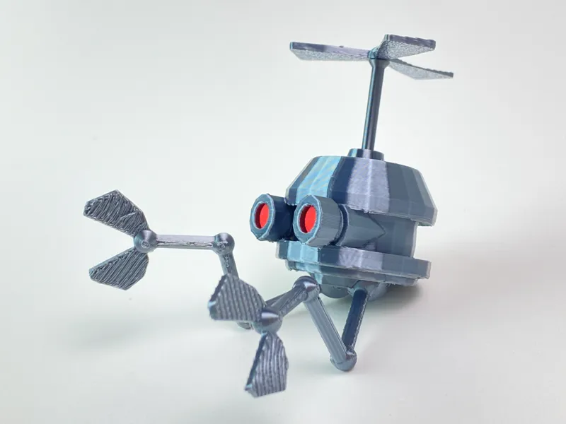 Wobbly Life Copter Bot Pet – Flexi Fidget Robot