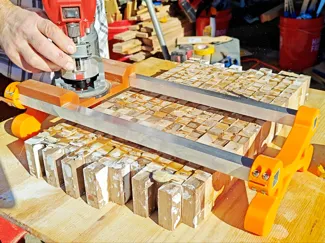 M18 Trim Router Slab/Cutting Board Flattening Jig