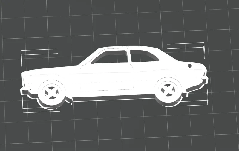 Keychain Ford Escort Mk1