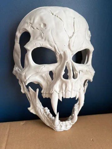 Pieza para disfraz o exhibición: SKULL MASK — vista de referencia 2