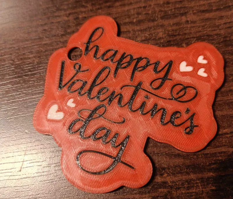Valentine keychain.