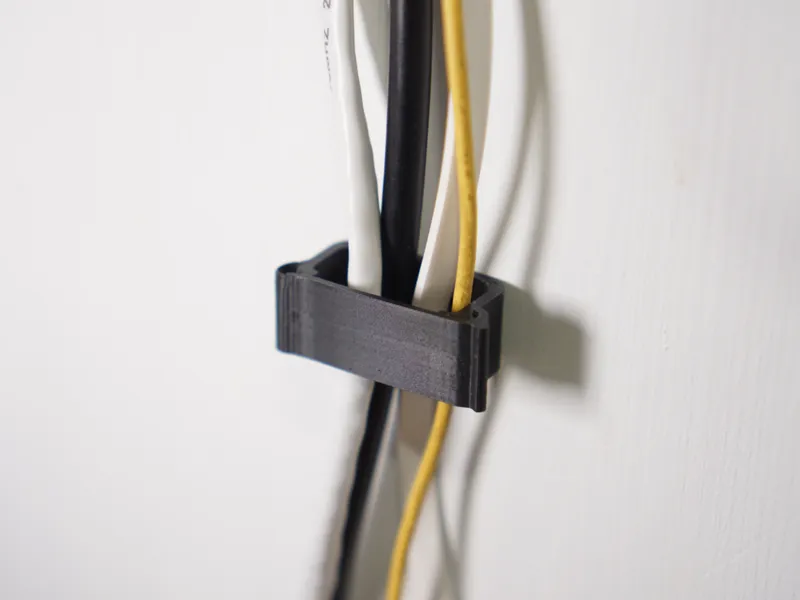 Cable Management Clip | Desk Cable Pass-Through
