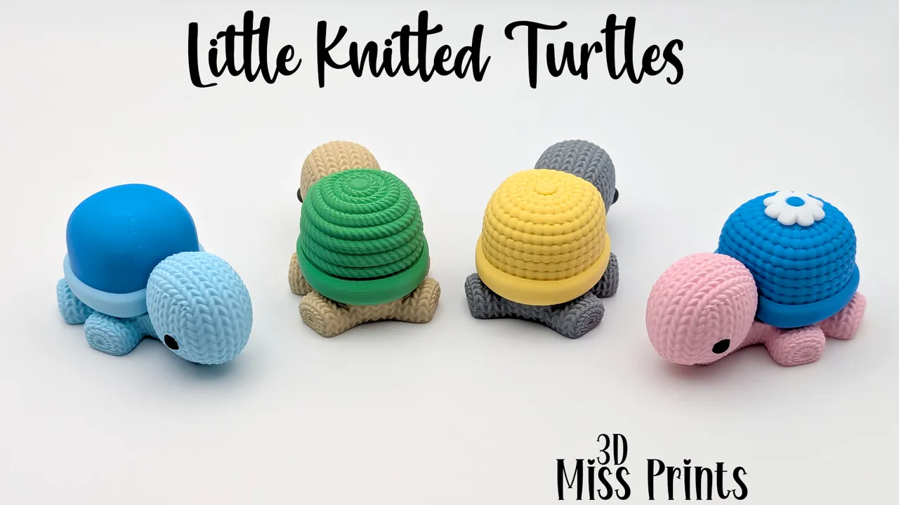 Knitted Turtles view 3