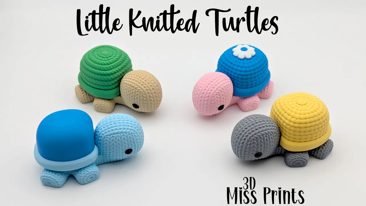 Knitted Turtles view 2
