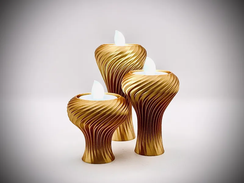 LED Tealight Chalice Holder