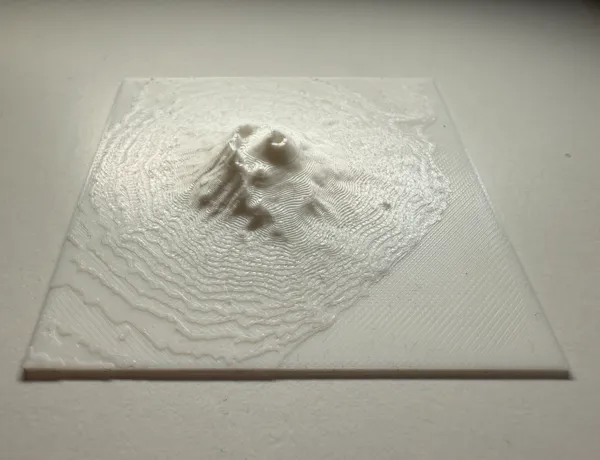 Maquette du Vésuve