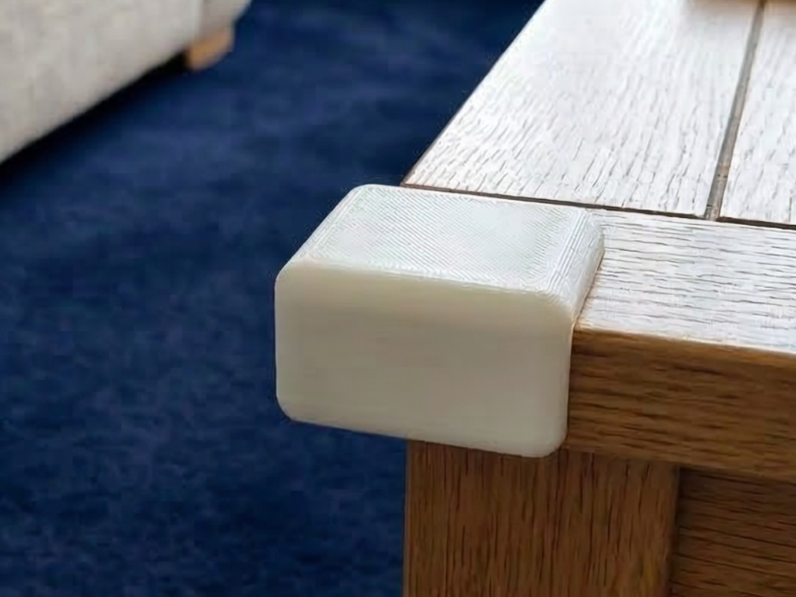 Parametric Table Corner Bumper (Solid & L‑Shape)