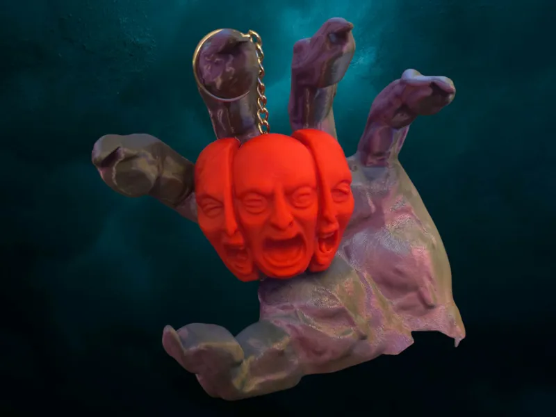 Vaal Orb Keychain POE Path of Exile