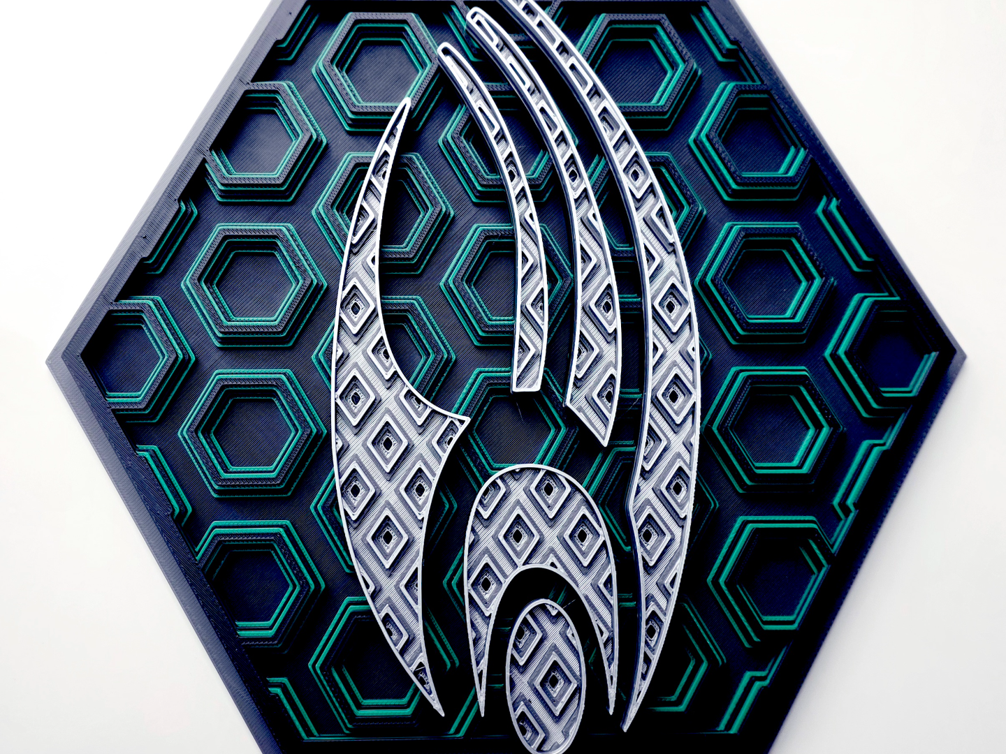 Miniatura 1 do modelo 3D Borg Dimensional Hex Mosaic