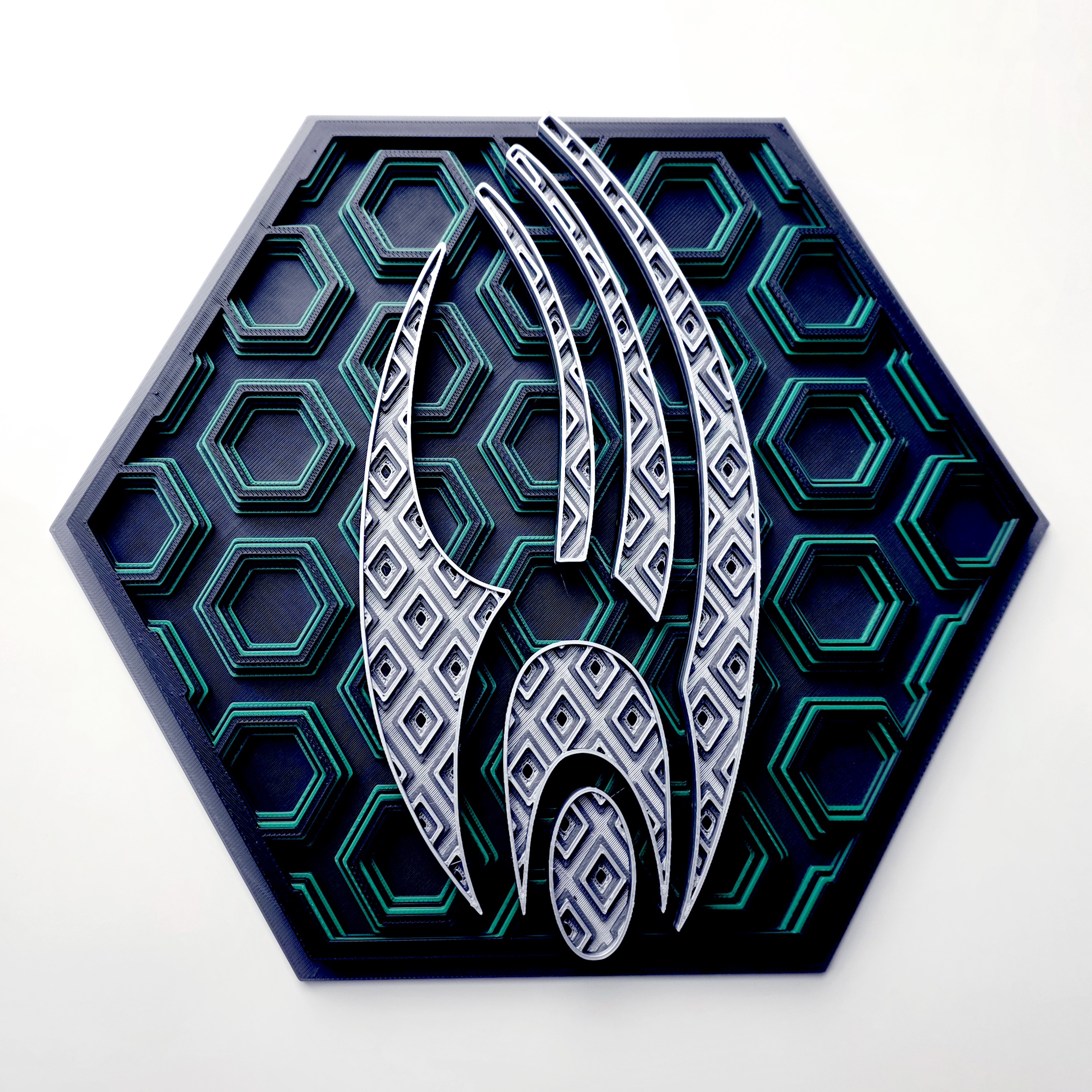 Miniatura 2 do modelo 3D Borg Dimensional Hex Mosaic