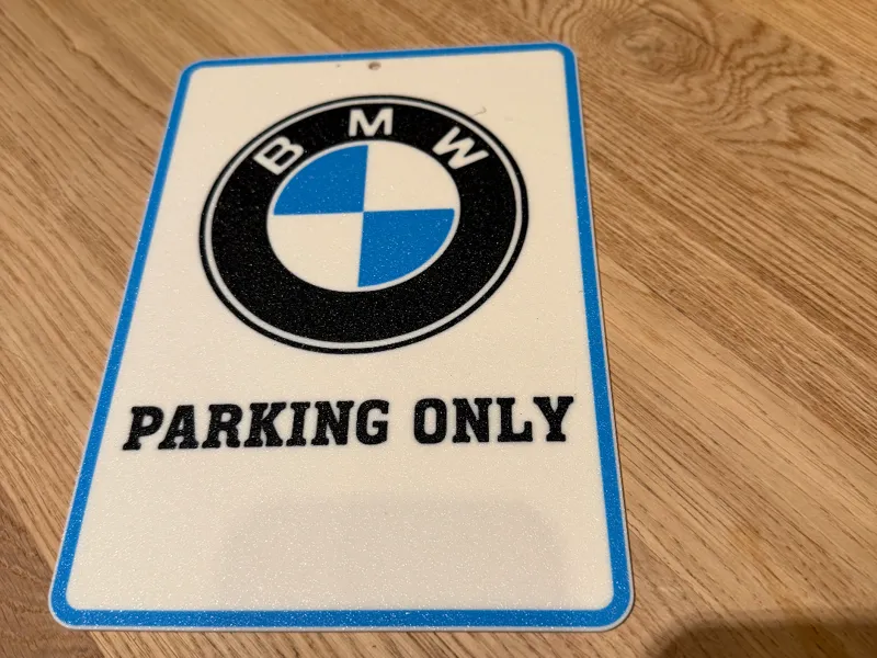 BMW PARKING ONLY