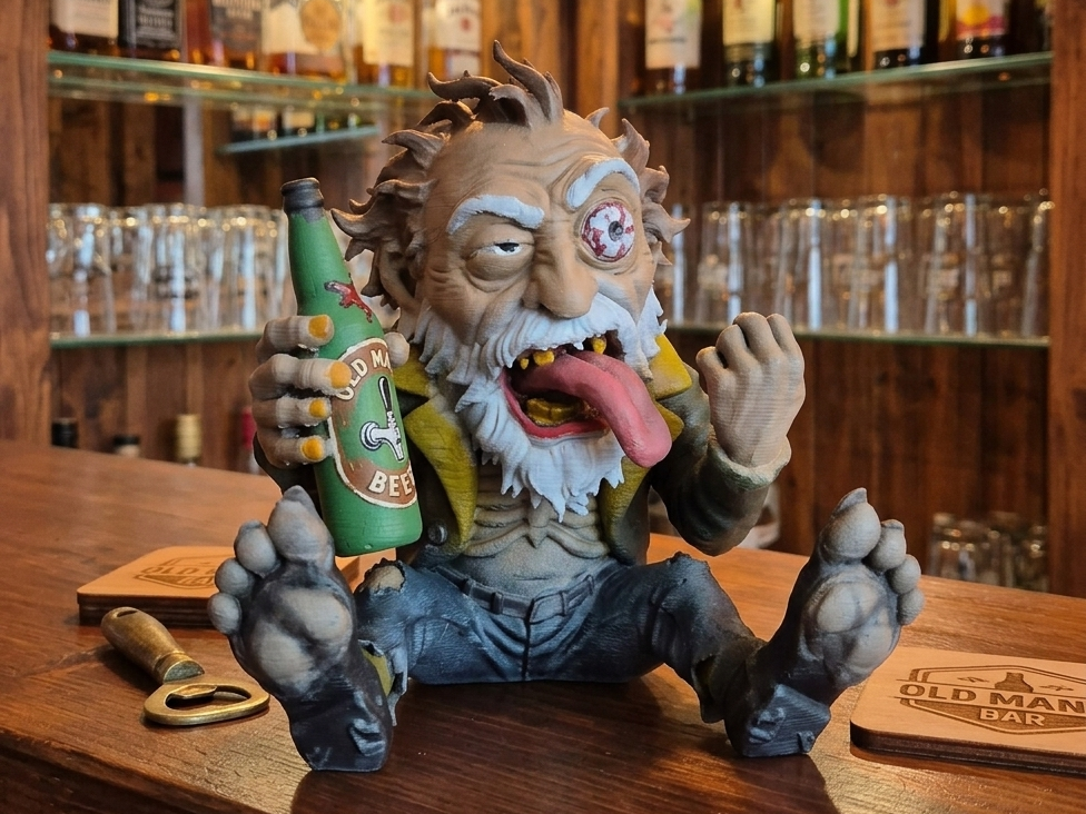Grumpy Old Man - The Party Legend (Garden Gnome)
