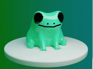 Fred the frog but with more color