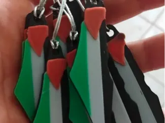 Palestine Keychain