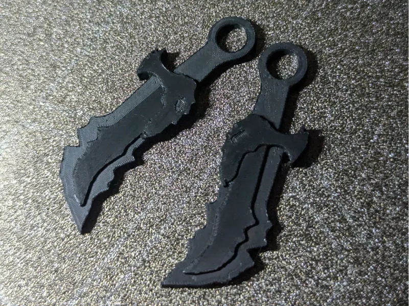 Blades of chaos keychain