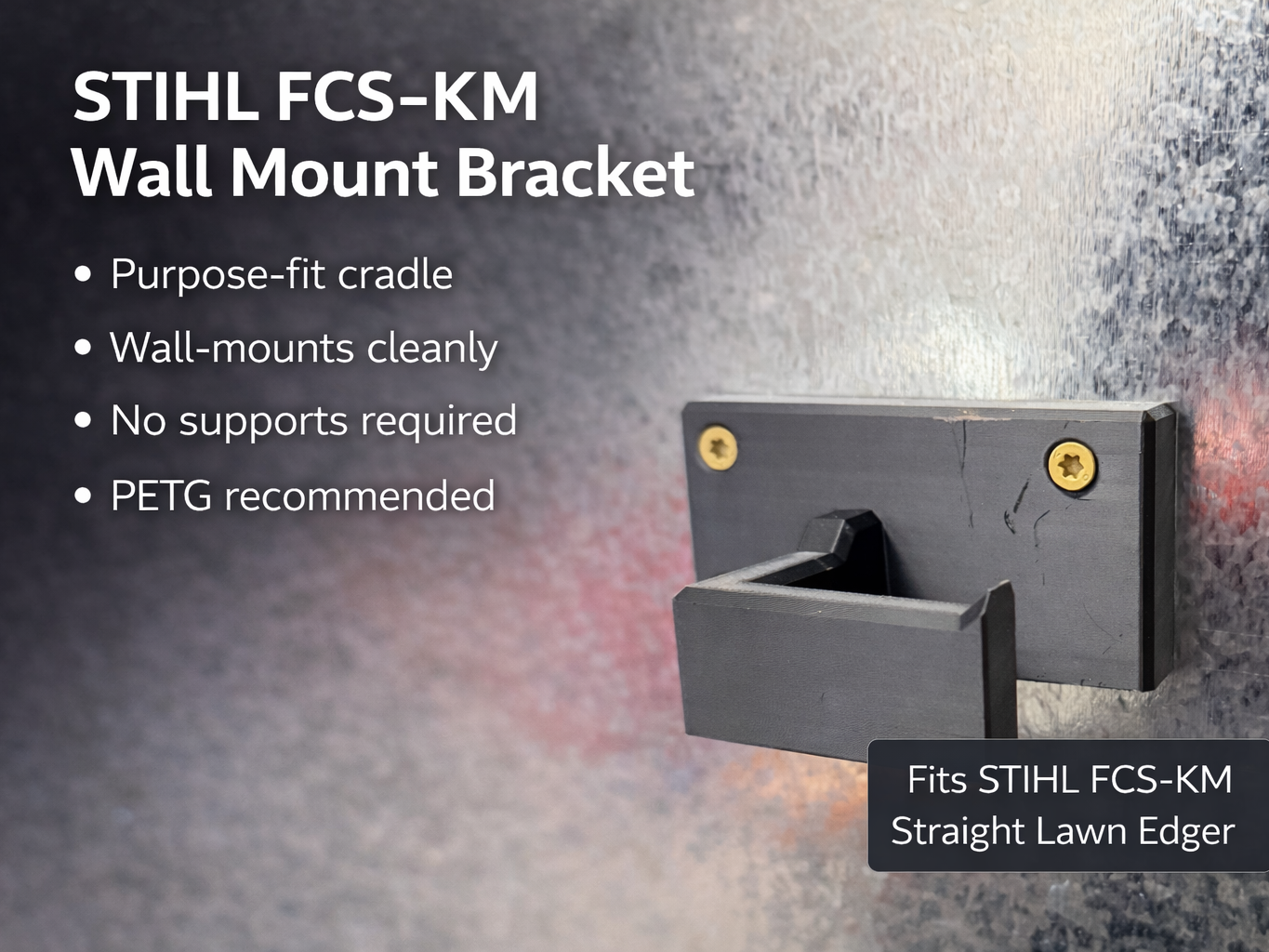 STIHL FCS-KM Edger Wall Mount Bracket