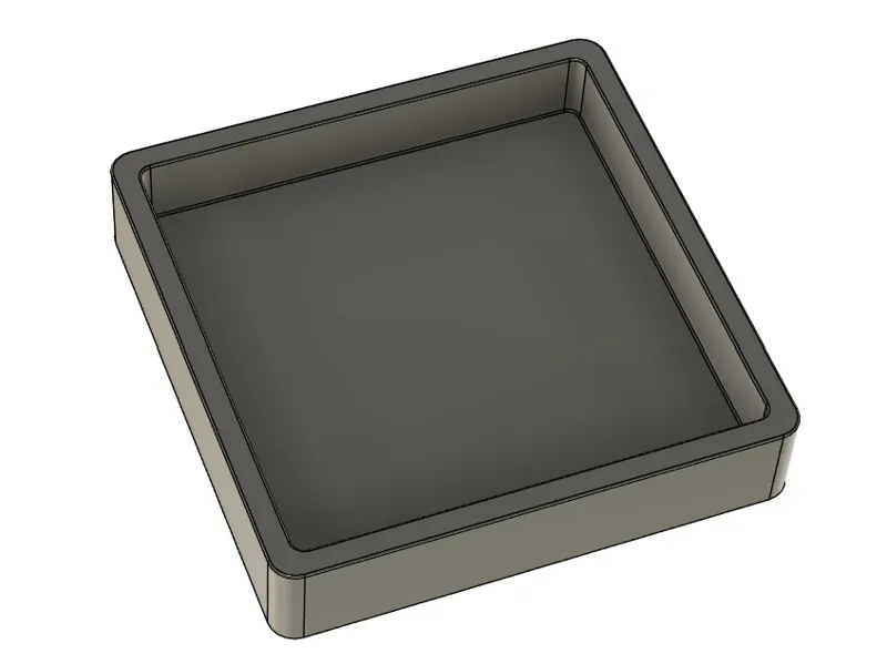 Kastje voor knop