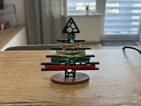Organizer with a stand