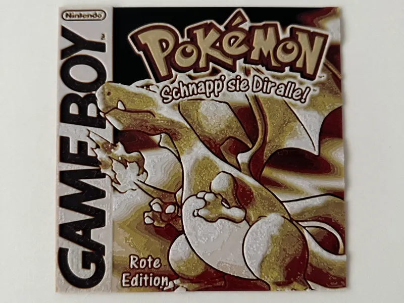 Pokémon Rot Hueforge für Game Boy Fans