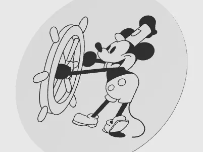 Coaster  Micky Mouse