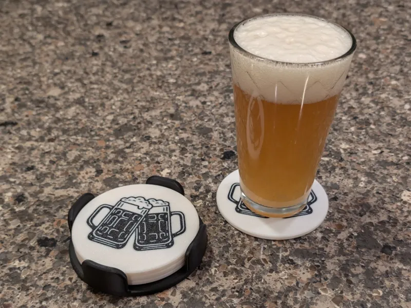 Beer Logo Coaster Set