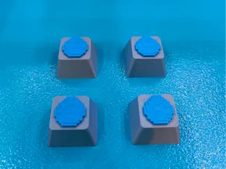 Keycap Minecraft Diamont