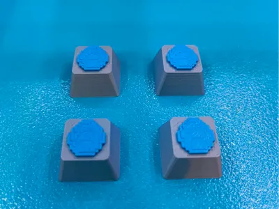 Keycap Minecraft Diamont