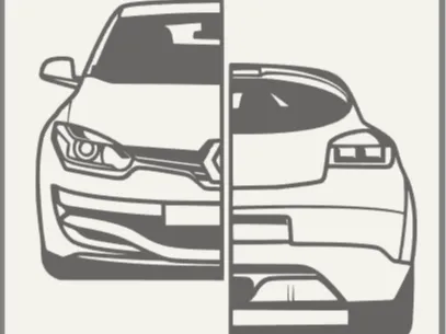 sportive car lightbox