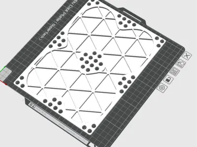 kind of isogrid shelf