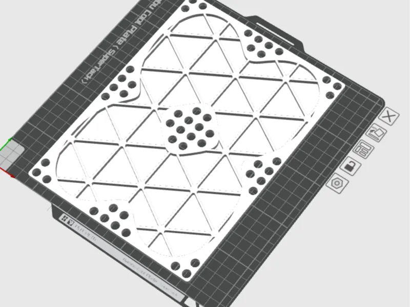kind of isogrid shelf