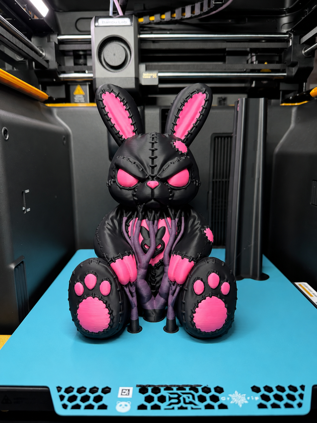 Stitchborn Bunny – Dark Plush Guardian - 1